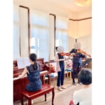 大きなお子さんのデュオの演奏
